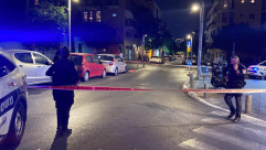 إغلاق شارع في يافا بعد إلقاء قنبلة صوتية 